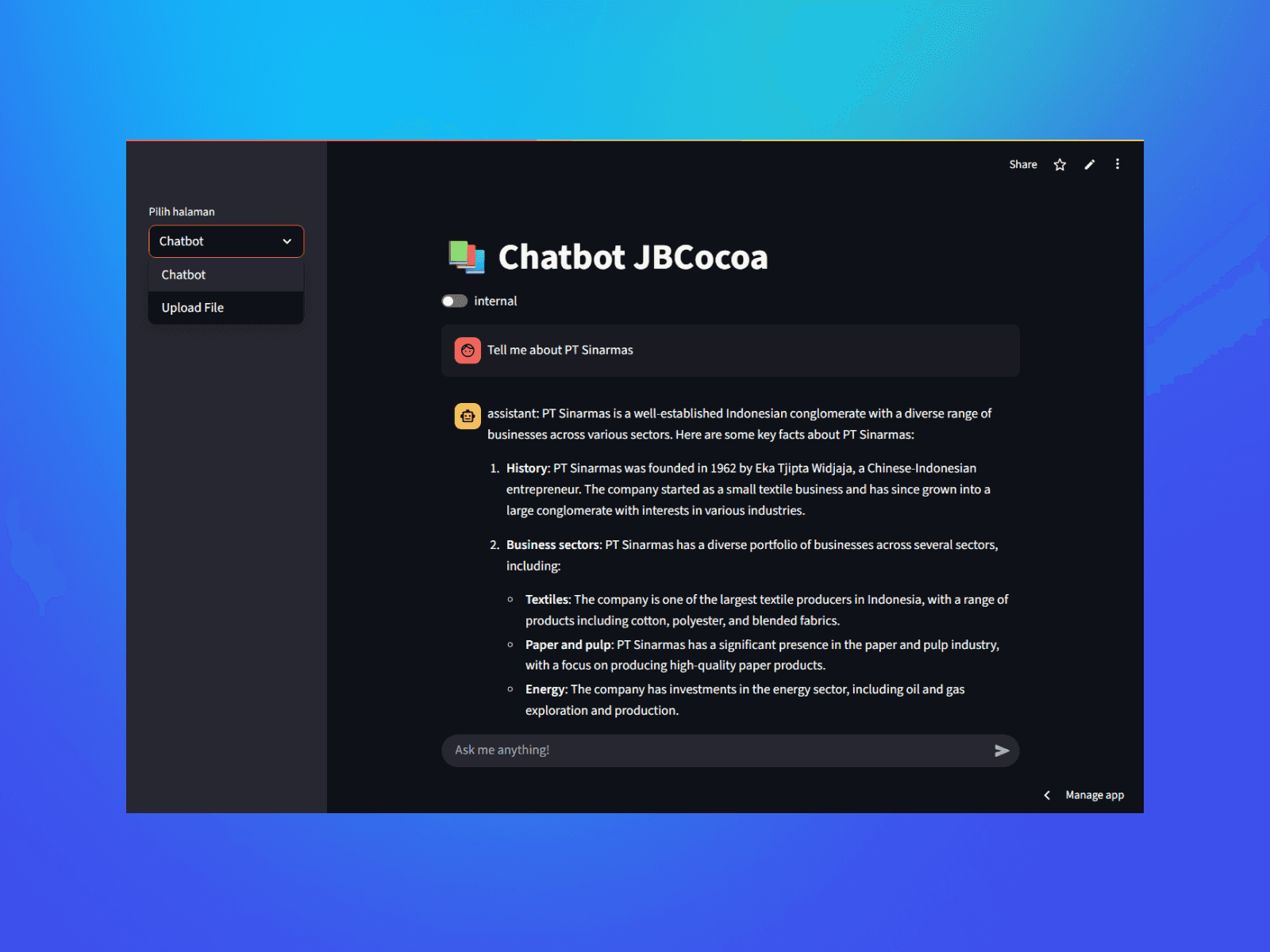 RAG Chatbot Multilingual